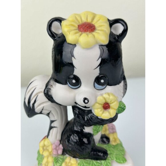 Russ Berrie Skunk Ceramic VTG Figure Have I Told You Lately You're Special READ - Picture 3 of 16
